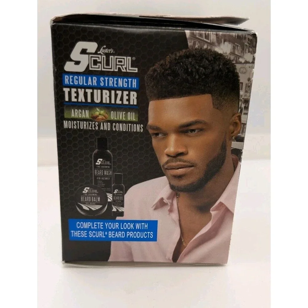 Pack of 2 Luster's S-Curl Texturizer Kit Regular Strength Men's Hair New